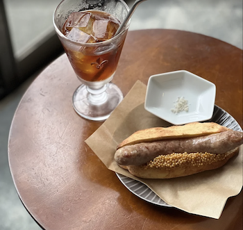 ホットドッグ, 東京グルメ, 世田谷グルメ, 豪徳寺, コーヒーショップ, 自家製ソーセージ, 東京ランチ, カフェグルメ, 話題のグルメ