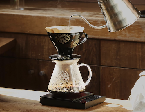 DripperHARIO VDC-02-SPB Ceramic Dripper 02 Cloisonne Black 
